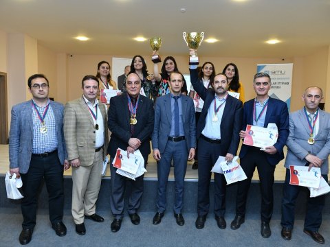 BMU-da spartakiadanın qalibləri mükafatlandırıldı - FOTOLAR