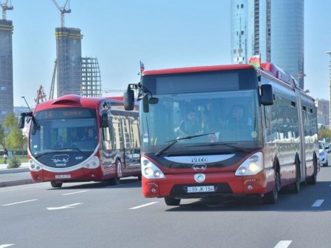 Paytaxda 100-dən çox avtobus TIXACDA qalıb