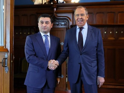 Lavrov Özbəkistan XİN başçısı ilə danışıqlar apardı