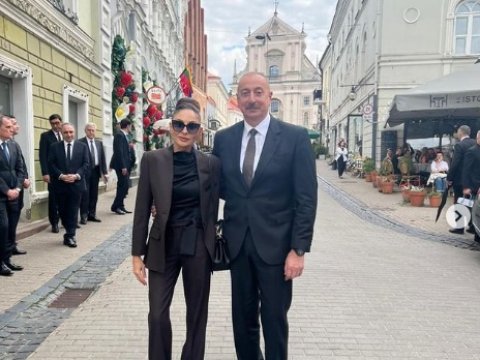 Mehriban Əliyeva Litvadan FOTOLAR paylaşdı