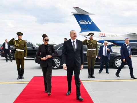 Prezidentin Litvaya səfəri başa çatdı - FOTOLAR