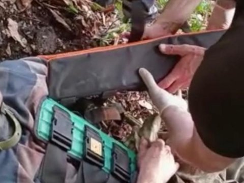 Dağlıq ərazidə köməksiz qalan şəxs xilas olundu - FOTO