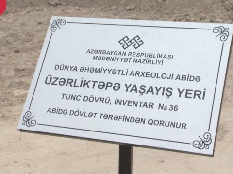 Üzərliktəpədə böyük arxeoloji materiallar TAPILIB