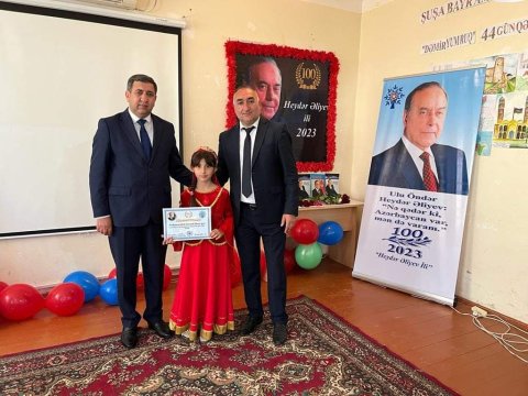 Heydər Əliyev ürəklərə əbədi həkk olunmuş dahi şəxsiyyətdir - FOTOLAR 