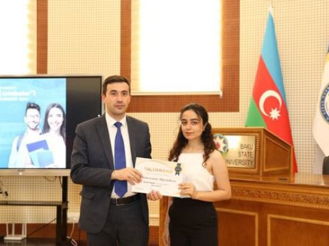 BDU-nun “Brend tələbə”ləri mükafatlandırıldı - FOTOLAR