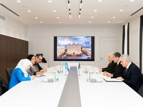 Vilayət Eyvazov BMT-nin nümayəndələri ilə görüşüb