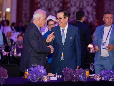 Xaçaturyan Qətər əmirinin verdiyi ziyafətə qatıldı