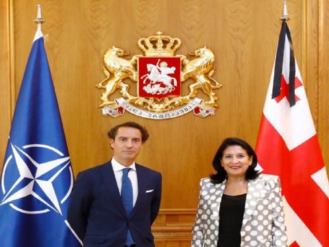 Stoltenberqin nümayəndəsi Gürcüstanda görüşlər keçirdi