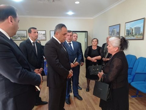 Goranboyda vətəndaşların növbəti qəbulu keçirilib - FOTOLAR