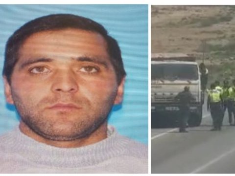 Yük avtomobilini polisin üzərinə sürdü