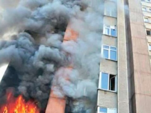 Bakıda yanğın - 3 nəfər tüstüdən zəhərləndi