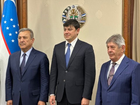 Fuad Muradov Özbəkistan rəsmiləri ilə görüşlər keçirib - FOTOLAR