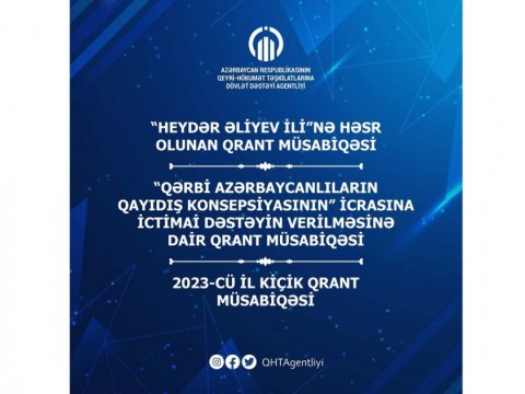 QHT Agentliyi qrant müsabiqələrinin nəticələrini elan etdi