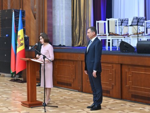 Maya Sandu 28 May tədbirində - FOTOLAR