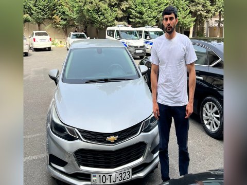 Bakıda avtoxuliqan həbs edildi - VİDEO