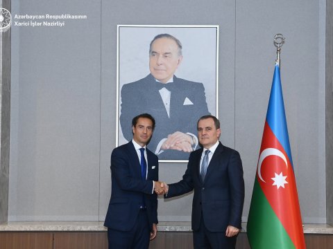 Ceyhun Bayramov Stoltenberqin müavinini qəbul etdi