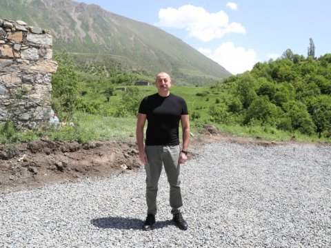 Prezident Kəlbəcərə getdi - FOTOLAR