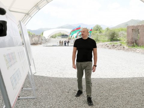 Prezident Laçına səfər edib