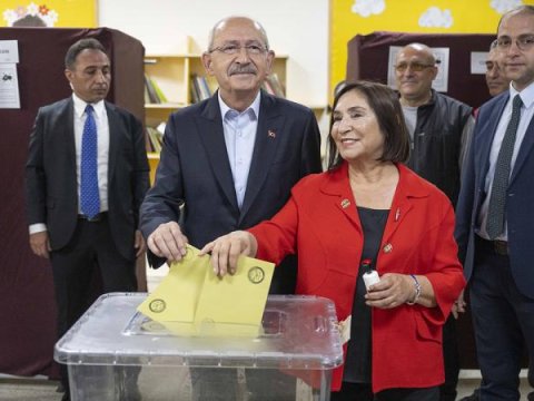 Kılıçdaroğlu səsverməyə qatıldı