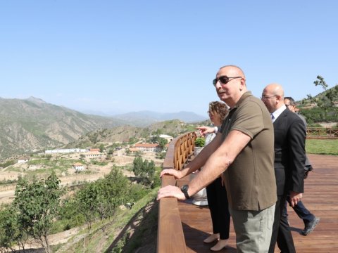 Prezidentə Laçın şəhərinin Baş planı təqdim olundu - FOTOLAR