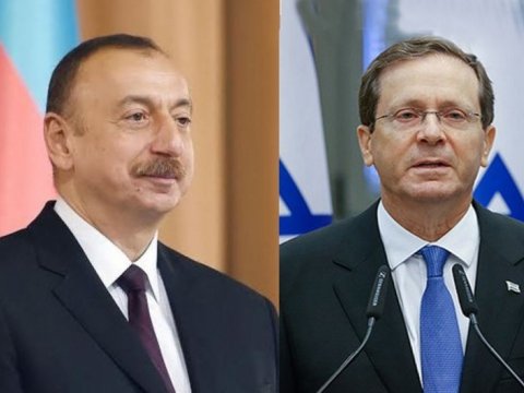 İsrail Prezidenti İlham Əliyevi TƏBRİK ETDİ