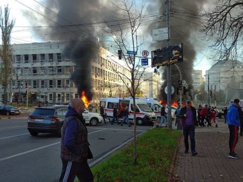 Kiyevdə silsilə partlayışlar olub