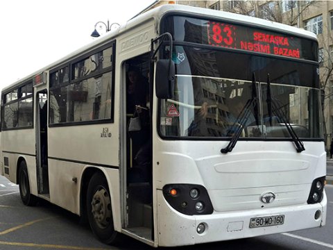 Bu avtobusların hərəkət istiqaməti dəyişdirildi