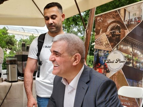 Fazil Mustafa “Dirilən adamın düşüncələri”ni təqdim etdi - FOTOLAR