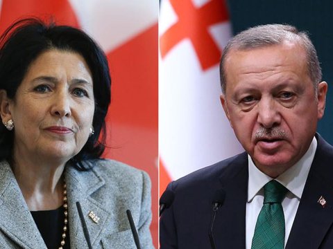 Zurabişvili də Ərdoğanı təbrik etdi
