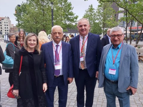 Səttar Möhbalıyev Berlində keçirilən qurultayda - FOTOLAR