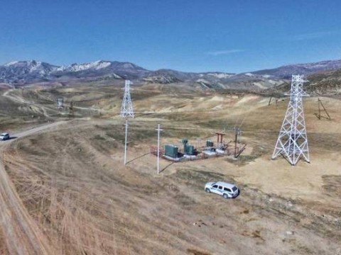 Zod yaşayış məntəqəsində 35 kV-luq xəttin çəkilişi yekunlaşdı - VİDEO