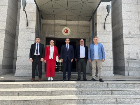 Türkiyə səfiri rektorla görüşdü - FOTO