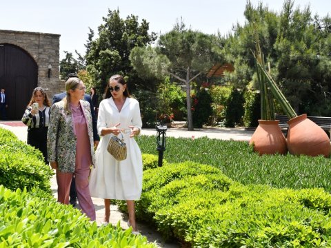 Birinci xanımlar Qala Muzey Kompleksində - FOTOLAR