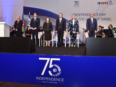 Bakıda İsrailin müstəqillik günü qeyd edildi - FOTO