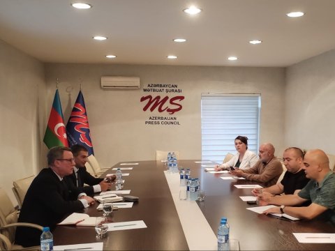 “TikTok”un nümayəndələri Mətbuat Şurasında olublar