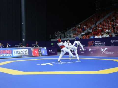 Bakıda keçirilən dünya çempionatında üçüncü günün qalibləri
