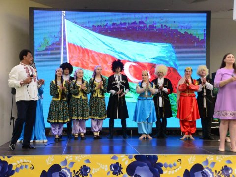 Kiyevdə Müstəqillik Günü qeyd edilib - FOTOLAR