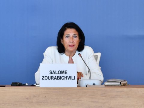 Zurabişvili ölkəsinin Aİ-yə üzvlük prosesindən danışdı