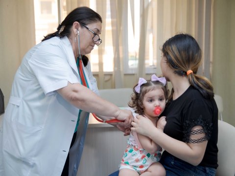 Şəhid və qazi övladları üçün ödənişsiz tibbi aksiya - FOTOLAR