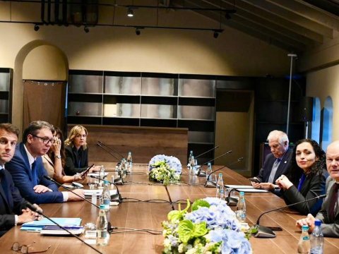 Serbiya və Kosova prezidentləri Kişineuda bir araya gəldi - FOTO