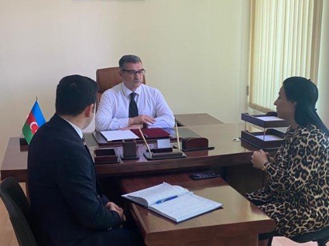 Novruz Aslanov seçicilərini qəbul edib - FOTOLAR