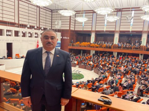 Səfirimiz Türkiyə parlamentində andiçmə mərasiminə qatıldı