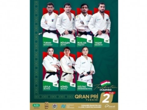 Cüdoçularımız Tacikistanda 3 medal qazandı 