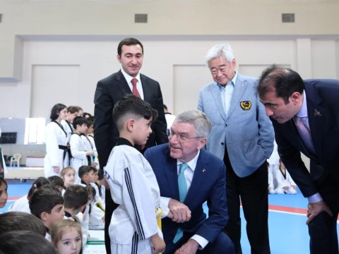 Tomas Bax Azərbaycan Taekvondo Federasiyasının qonağı olub