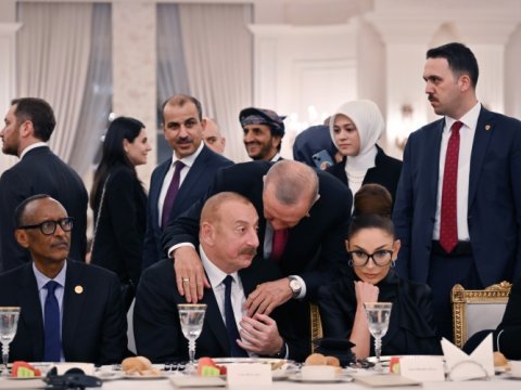 Ərdoğanın andiçmə mərasimindən maraqlı FOTOLAR