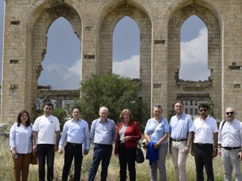 AŞPA-nın həmməruzəçiləri Ağdamda - FOTOLAR