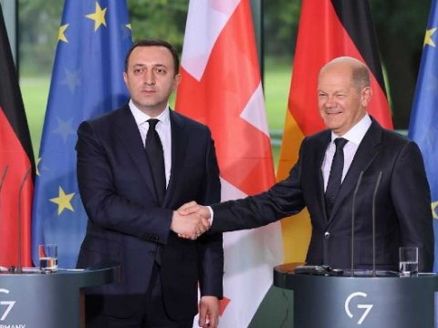 Qaribaşvili Almaniyaya gedir - Şoltsla görüşəcək