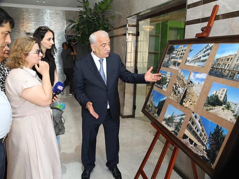 “Şıx” sanatoriyasının yeni təmirdən çıxan korpusu açıldı - FOTOLAR