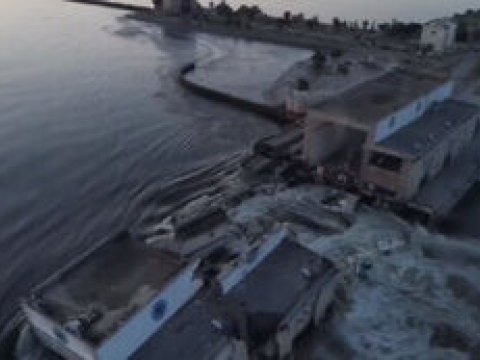 Xersonu su basdı - VİDEO