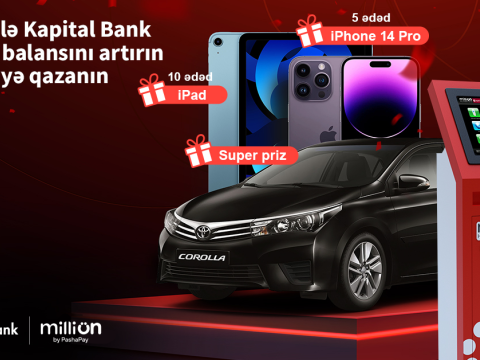 Kapital Bank-ın PashaPay ilə birgə keçirdiyi lotereya davam edir